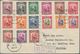 Delcampe - Malaiische Staaten - Sarawak: 1929/48, Covers (5) Mostly Airmail To UK/USA, FDC 1947/53 (5) Inc. 1 C - Altri & Non Classificati