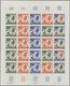 Neukaledonien: 1969/1975, IMPERFORATE COLOUR PROOFS, MNH Collection Of 58 Complete Sheets (=1.405 Pr - Ungebraucht