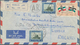 Palästina - Stempel: 1950/1967 Ca., WEST BANK Postmarks Collection With 38 Covers From Jordan, Compr - Palästina