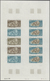 Wallis- Und Futuna-Inseln: 1973/1978, IMPERFORATE COLOUR PROOFS, MNH Collection Of 33 Complete Sheet - Sonstige & Ohne Zuordnung