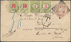 Großbritannien - Stempel: 1880 - 1906 (ca.), About 180 Stamp-covers, Besides, In Particular "Squared - Marcofilia