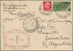 Delcampe - Italien: 1927/1940, AIRMAIL, Lot Of Eight Flight Covers/cards, Mainly First/special Flights: 1.2.192 - Sammlungen