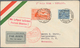 Delcampe - Italien: 1927/1940, AIRMAIL, Lot Of Eight Flight Covers/cards, Mainly First/special Flights: 1.2.192 - Sammlungen