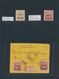 Delcampe - Lettland: 1868/1941, Deeply Specialised Collection In Eight Binders, Comprising Stamps And Especiall - Lettland