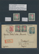 Delcampe - Lettland: 1868/1941, Deeply Specialised Collection In Eight Binders, Comprising Stamps And Especiall - Lettland