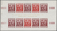 Monaco: 1973/1977, IMPERFORATE COLOUR PROOFS, MNH Collection Of 38 Complete Sheets (=1.040 Proofs), - Oblitérés