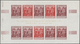 Monaco: 1973/1977, IMPERFORATE COLOUR PROOFS, MNH Collection Of 38 Complete Sheets (=1.040 Proofs), - Gebruikt