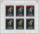 Monaco: 2005, 0.77, 2.50, 3.10 € Historical Advertising Posters, 7.700 Sets In Sheets Of Six Stamps - Gebraucht