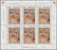 Monaco: 2005, 0.77, 2.50, 3.10 € Historical Advertising Posters, 7.700 Sets In Sheets Of Six Stamps - Usados