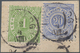 Delcampe - Württemberg - Marken Und Briefe: 1869/1893, Partie Von Sieben Belegen, Dabei Fünfmal Postablagestemp - Sonstige & Ohne Zuordnung