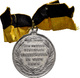 Medaillen Deutschland: Lot 2 Medaillen: 3. Deutsches Bundes-Schießen 1868 In Wien: Zinnmedaille 1868 - Otros & Sin Clasificación