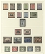 Deutschland: 1850/1921, Gestempelte Und Ungebrauchte Sammlung In Zwei Safe-dual-Falzlos-Vordruckalbe - Sammlungen