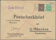 Deutschland: 1935/1949 Ca., POSTSCHECKBRIEFE, Partie Mit Ca.40 Belegen, Dabei Schwerpunkt Deutsche B - Colecciones