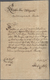 Altdeutschland Und Deutsches Reich: 1785 Ff, Kleine Partie Belege Und Dokumente Aus Nachlass, Beginn - Verzamelingen