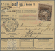 Bayern - Paketkarten: 1895/1918, Partie Von Acht Auslandspaketkarten (fünfmal Schweiz, Zweimal Türke - Andere & Zonder Classificatie