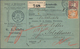 Delcampe - Bayern - Paketkarten: 1895/1918, Partie Von Acht Auslandspaketkarten (fünfmal Schweiz, Zweimal Türke - Altri & Non Classificati