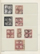 Deutsches Reich - Brustschild: 1872/74, Spezialsammlung GROSSER BRUSTSCHILD In GESTEMPLTEN EINHEITEN - Colecciones