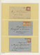 Deutsches Reich - Brustschild: 1872/75, Kleine Spezialsammlung Handschriftliche Ortsangaben Auf Brus - Sammlungen