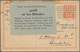 Deutsches Reich - Inflation: 1919/1923, Reichhaltiger Posten Mit Ca.230 Belegen, Dabei Einschreiben, - Colecciones