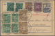 Deutsches Reich - Inflation: 1923, GEBÜHR BEZAHLT / TAXE PERCUE, Umfangreicher Posten Mit über 350 B - Collections