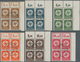 Deutsches Reich - Dienstmarken: 1942 - 1944, Dienstmarken Für (Regierungs-) Behörden, 3 Pf - 5 Pf, 8 - Dienstzegels