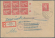 Delcampe - Deutschland Nach 1945: 1945 Ab, "ZURÜCK - RETOUR", Interessanter Sammlungsbestand Mit Ca.90 Briefen, - Verzamelingen