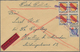 Alliierte Besetzung - Notstempel: Französische Zone: 1946/1948, Interessantes Konvolut Mit 13 Belege - Andere & Zonder Classificatie