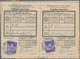 Bizone: 1948/1952, BAUTEN: Rd. 90 Belege Mit Zahlreichen Einschreiben, Auch Eine Ausfuhrerklärung Mi - Autres & Non Classés