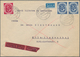 Bundesrepublik Deutschland: 1952/1954, Saubere Kleine Sammlung Von Portogerechten Briefen Und Karten - Verzamelingen