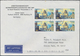 Delcampe - Bundesrepublik Deutschland: 1955/1998, Post Nach Übersee, Partie Von Ca. 270 Briefen Und Karten Nach - Verzamelingen