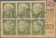 Bundesrepublik Deutschland: 1959, Heuss I/II, Reichhaltiger Bestand Paketkartenabschnitte Von ANSBAC - Verzamelingen
