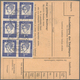Delcampe - Bundesrepublik Deutschland: 1964/1973 (ca.), Reichhaltiger Bestand Von Paketkarten(stammteilen), Mei - Verzamelingen