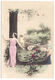 CPA Alphabet Carte, Femme Et Enfants Lettre " L ", Ungel. - Sonstige & Ohne Zuordnung