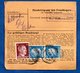 Colis Postal  -  Départ Kirchheimbolanden - Pour Thedingen ( Theding) - Kochern ( Cocheren ) - Lettres & Documents