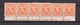 US & Britische Zone - 1945 - Michel Nr. 5 - Postfrisch - Bogenrandstücke Mit Inschrift - Autres & Non Classés