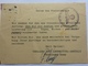 GERMANY 1941 Postcard Bochum `Postreisescheck` Slogan Postmark Military Cachet - Briefe U. Dokumente