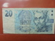 TCHEQUIE 20 KORUN 1994 CIRCULER - Czech Republic