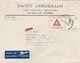 BUSTA VIAGGIATA  AIR MAIL - TURCHIA - ISTANBUL - DAVIT JERUZALMI - HALEFI SULTANA - VIAGGIATA PER MILANO / ITALIA - Storia Postale