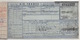 AIR FRANCE AIRLINES PASSENGER TICKET 1957 - Europe