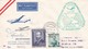 BUSTA PRIMO VOLO -  AUSTRIA LUFTHANSA - WIEN /FLUGHAFEN - BUENOS AIRES / ARGENTINA 1956 - VIA HAMBURG ( GEMANIA) - Storia Postale