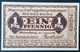 Billet 1 Pfennig LAGERGELD MONNAIE DE CAMP PRISONNIER DE GUERRE Kriegsgefangenenlager MERSEBURG - Autres & Non Classés