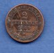 Saxe -  2 Pfennig 1869 B    état  TTB - Petites Monnaies & Autres Subdivisions