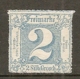 T Et T - Yv. N° 24 Mi. N°39 Percé En Lignes Blanches   *  2s  Bleu Etats Du Nord Cote  2 Euro  TBE  2 Scans - Sonstige & Ohne Zuordnung