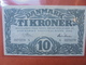DANEMARK 10 KRONER 1948 PREFIX "T" ASSEZ RARE- CIRCULER  (B.3) - Dinamarca
