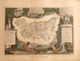 LORRAINE - CARTES GEOGRAPHIQUES DES 4 DEPARTEMENTS - GRAVURES LEVASSEUR 1866 - Geographical Maps