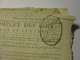 JOURNAL DU SOIR 19 NOVEMBRE 1797 - ECOLES SECONDAIRES - INSTRUCTION - COSTUMES REPRESENTANTS - PRISES MARITIMES MARINE - Decrees & Laws