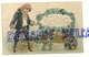 Petit Garçon En Costume 18ème. Brouette, Myosotis. Gaufrée, Dorée. 1907 - Autres & Non Classés