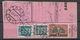 Estland Estonia 1931 Michel 87 On Packet Card Cut Out Parcel Card Cut Out - Estonia