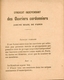 Livret Du Syndicat Indépendant Des Ouvriers Cordonniers (cousu Main) De Paris - 1899 - 1801-1900