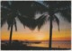 Australia QUEENSLAND QLD Tropical Sunset GREEN ISLAND Murray Views W35 Postcard C1970s - Cairns